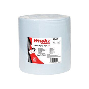Протирочный материал WypAll L10 для поверхностей, большой рулон, синий, 1000 листов