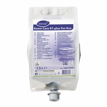 Room Care R1-plus Pur-Eco - Средство для ежедневного мытья туалетов, концентрат, 1,5 л (экомаркировка)